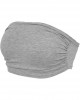 Дамски топ в сив цвят Urban Classics Ladies Bandeau Top grey 