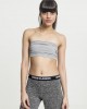 Дамски топ в сив цвят Urban Classics Ladies Bandeau Top grey 