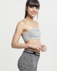 Дамски топ в сив цвят Urban Classics Ladies Bandeau Top grey 