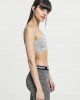 Дамски топ в сив цвят Urban Classics Ladies Bandeau Top grey 