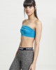 Дамски топ в тюркоазен цвят Urban Classics Ladies Bandeau Top turquoise