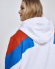 Дамски суичър в три цвята Urban Classics whtfireredbrightblue Дамски суичър в три цвята Urban Classics whtfireredbrightblue