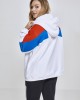 Дамски суичър в три цвята Urban Classics whtfireredbrightblue Дамски суичър в три цвята Urban Classics whtfireredbrightblue