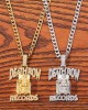 Death Row Records медальон в цвят сребро Death Row Records медальон в цвят сребро