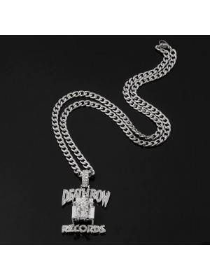 Death Row Records медальон в цвят сребро