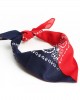 Кърпа за глава бандана HoodStyle Bandana двуцветна - тъмносиньо-червено Кърпа за глава бандана HoodStyle Bandana двуцветна - тъмносиньо-червено