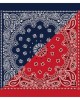Кърпа за глава бандана HoodStyle Bandana двуцветна - тъмносиньо-червено Кърпа за глава бандана HoodStyle Bandana двуцветна - тъмносиньо-червено
