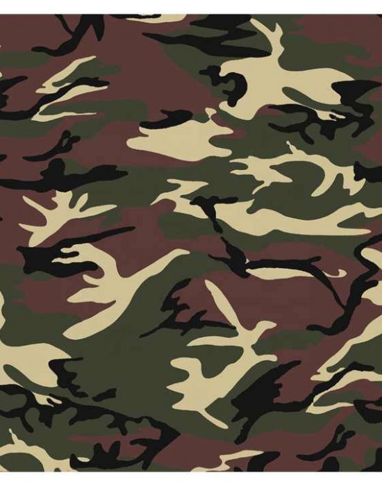 Кърпа за глава бандана HoodStyle Bandana в зелен камуфлаж