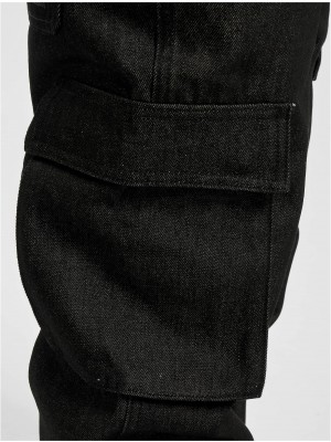 Мъжки дънкови карго панталони в черно Ecko Unltd Ec Ko