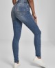 Дамски дънки в синьо Urban Classics Ladies High Waist Skinny Jeans 