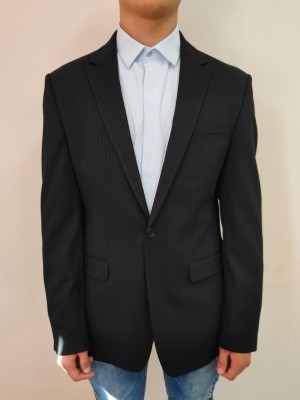  Мъжко сако в сив цвят Brice