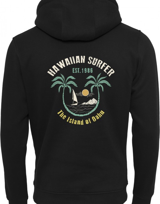 Дамски черен суичър Mister Tee Hawaiian Surfer