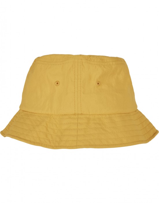 Шапка идиотка от водоотблъскаваща материя в жълт цвят Water Repellent Bucket Hat 