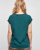 Дамска тениска в тъмнозелен цвят Urban Classics Ladies Shoulder Tee