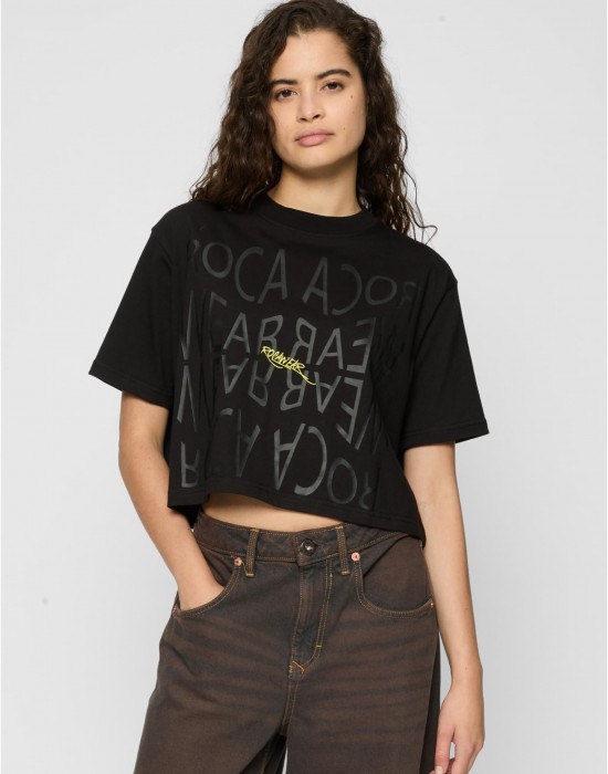 Дамска тениска в черен цвят Rocawear Tshirt Backprint Дамска тениска в черен цвят Rocawear Tshirt Backprint