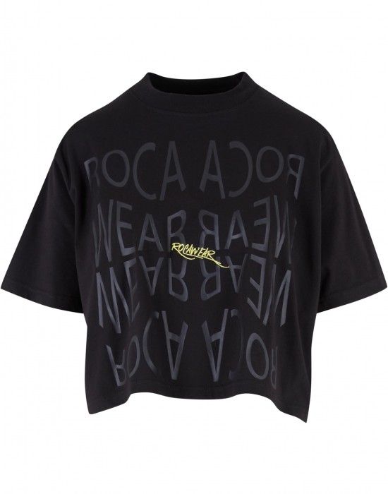 Дамска тениска в черен цвят Rocawear Tshirt Backprint Дамска тениска в черен цвят Rocawear Tshirt Backprint