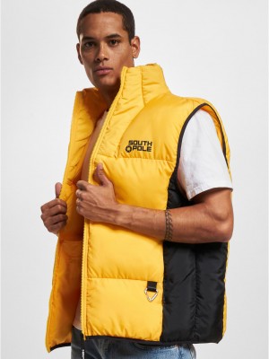 Мъжка грейка в жълт цвят Southpole Bubble Vest 1.0