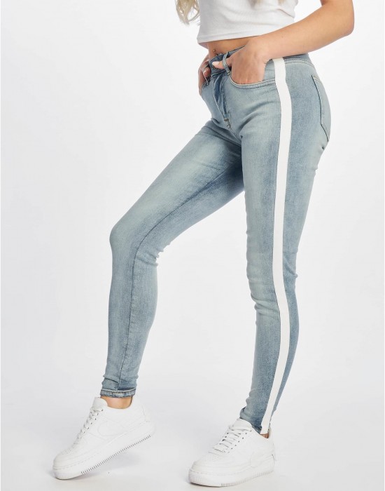 Дамски вталени Skinny дънки в син цвят DEF Rayar Дамски вталени Skinny дънки в син цвят DEF Rayar