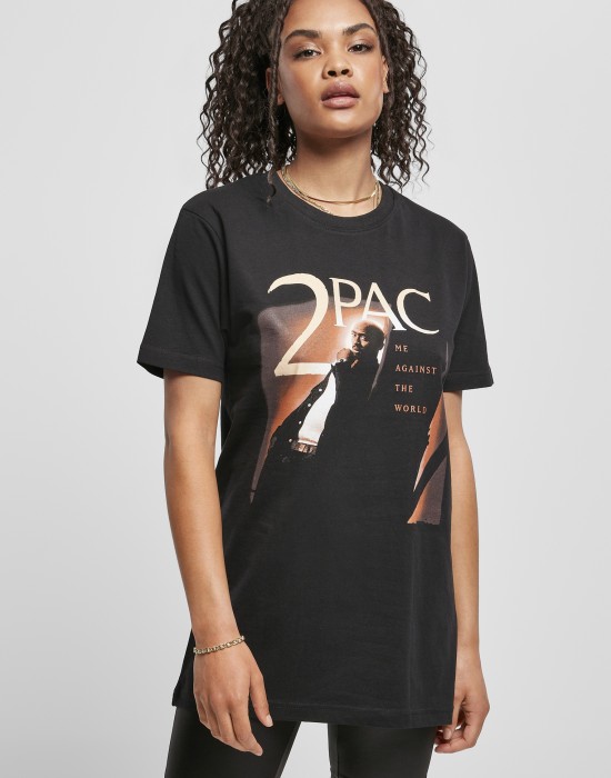 2PAC / TUPAC Ladies Tupac Me Against The World Дамска тениска Mister Tee