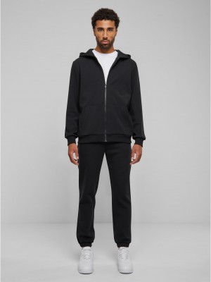 Мъжки суичър в черно Urban Classics Cozy Zip