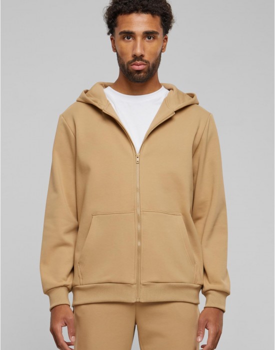 Мъжки суичър в бежово Urban Classics Cozy Zip Мъжки суичър в бежово Urban Classics Cozy Zip
