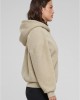 Дамски суичър в бежово Urban Classics Oversized Sherpa Zip Дамски суичър в бежово Urban Classics Oversized Sherpa Zip