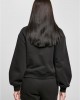 Дамски суичър в черно Urban Classics Oversized High Neck Troyer Дамски суичър в черно Urban Classics Oversized High Neck Troyer