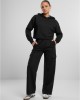 Дамски къс суичър Urban Classics Terry Hoodie black Дамски къс суичър Urban Classics Terry Hoodie black