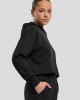 Дамски къс суичър Urban Classics Terry Hoodie black Дамски къс суичър Urban Classics Terry Hoodie black
