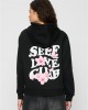 Дамски суичър в черно Miss Tee Self Love Club Дамски суичър в черно Miss Tee Self Love Club