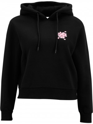 Дамски суичър в черно Miss Tee Self Love Club 