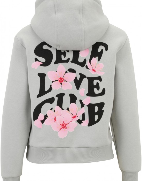 Дамски суичър в сив цвят Miss Tee Self Love Club Дамски суичър в сив цвят Miss Tee Self Love Club