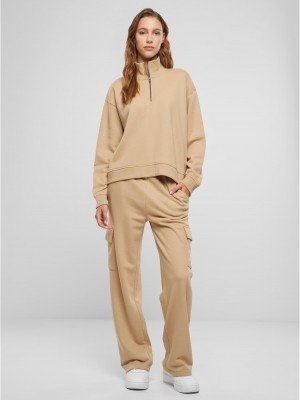Дамски суичър в бежово Urban Classics Terry Troyer