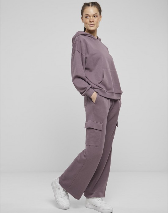 Дамски суичър в тъмнолилаво Urban Classics Terry Oversized Дамски суичър в тъмнолилаво Urban Classics Terry Oversized