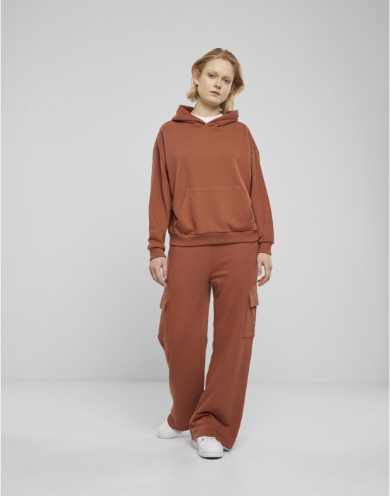 Дамски суичър в кафяво Urban Classics Terry Oversized Дамски суичър в кафяво Urban Classics Terry Oversized