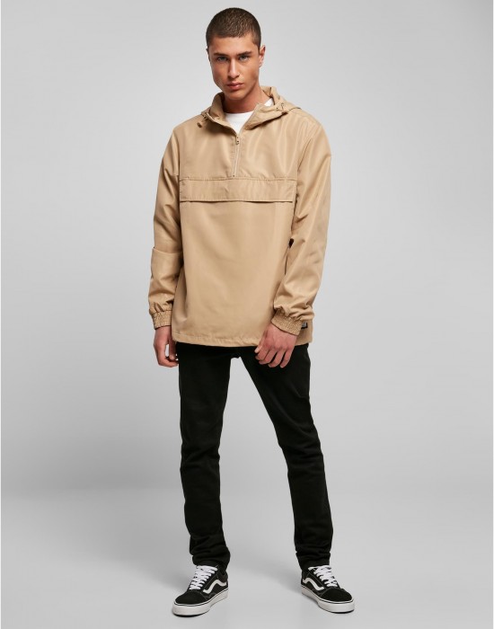 Мъжка ветровка в бежово Urban Classics Recycled Basic Мъжка ветровка в бежово Urban Classics Recycled Basic