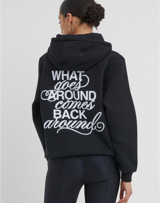 Дамски суичър в черно Miss Tee Back Around Дамски суичър в черно Miss Tee Back Around
