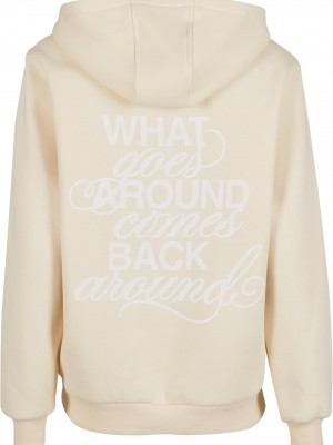 Дамски суичър в цвят пясък Miss Tee Back Around