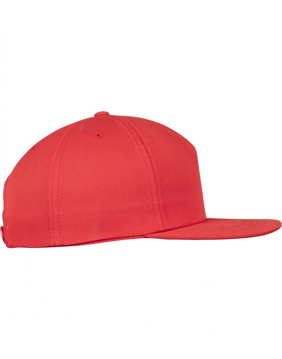 Шапка с козирка в червено Unstructured 5-Panel Snapback