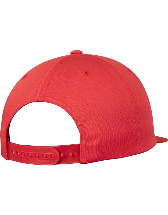 Шапка с козирка в червено Unstructured 5-Panel Snapback