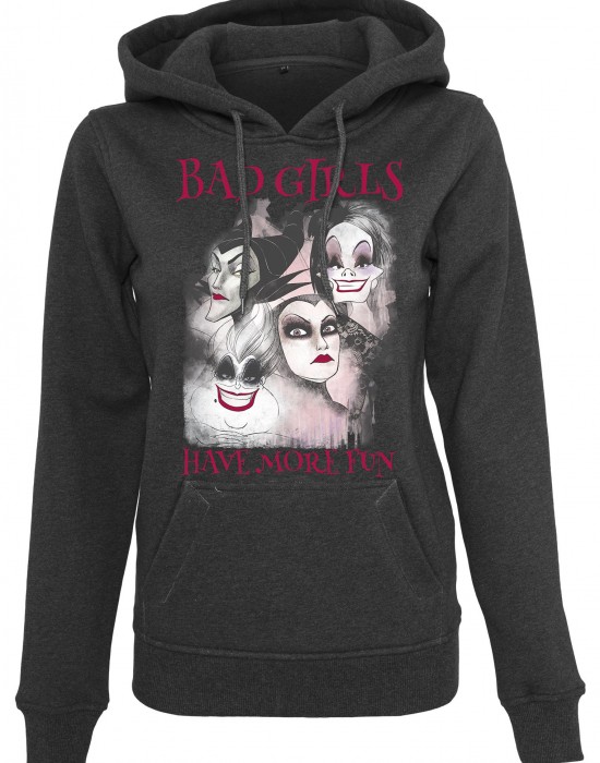 Дамски сив суичър MERCHCODE Bad Girls Have More Fun Дамски сив суичър MERCHCODE Bad Girls Have More Fun