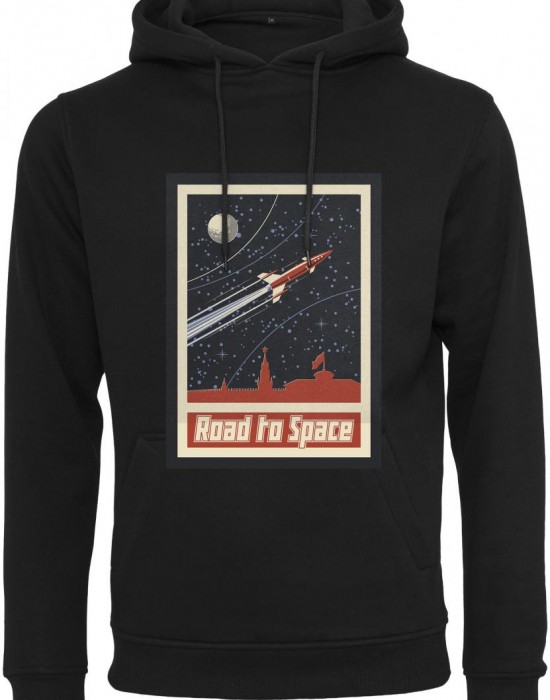 Дамски суичър Mister Tee Road To Space в черен цвят Дамски суичър Mister Tee Road To Space в черен цвят