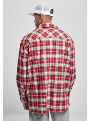 Мъжка риза в червен цвят Spouthpole Checked Woven Shirt SP red 