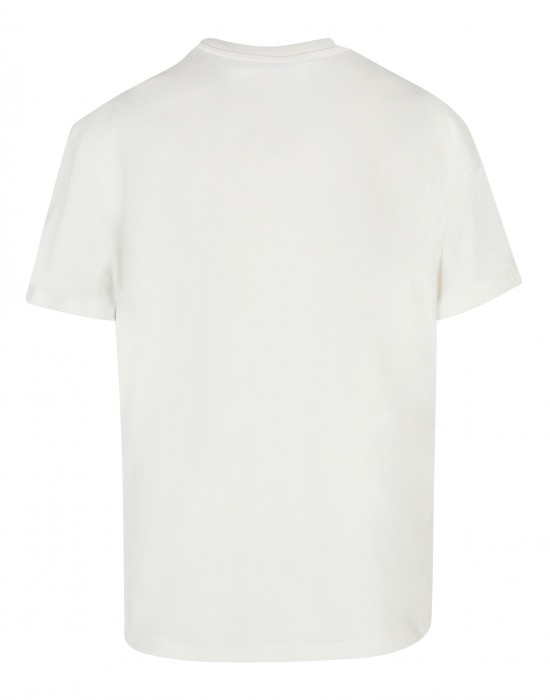 Мъжка тениска в бял цвят WU Wear Staten Island College Oversize Мъжка тениска в бял цвят WU Wear Staten Island College Oversize
