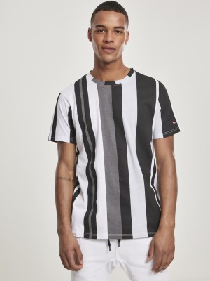 Мъжка тениска в черен цвят Southpole Vertical Block AOP T-Shirt black 