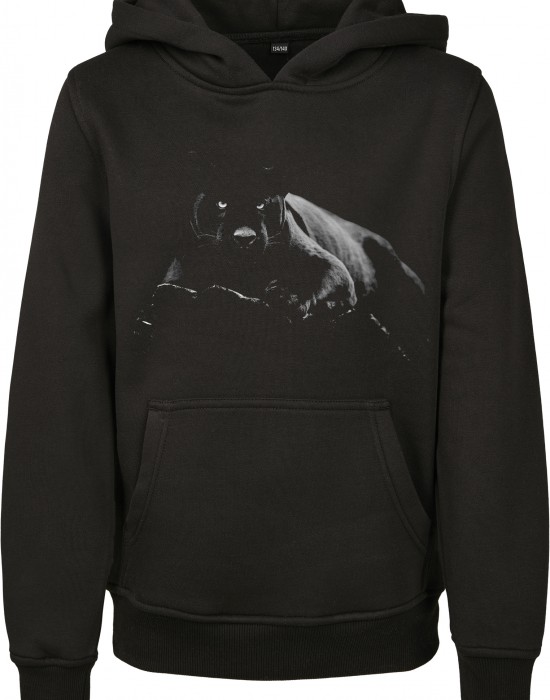 Детски суичър в черен цвят Mister Tee Kids Puma Pose 