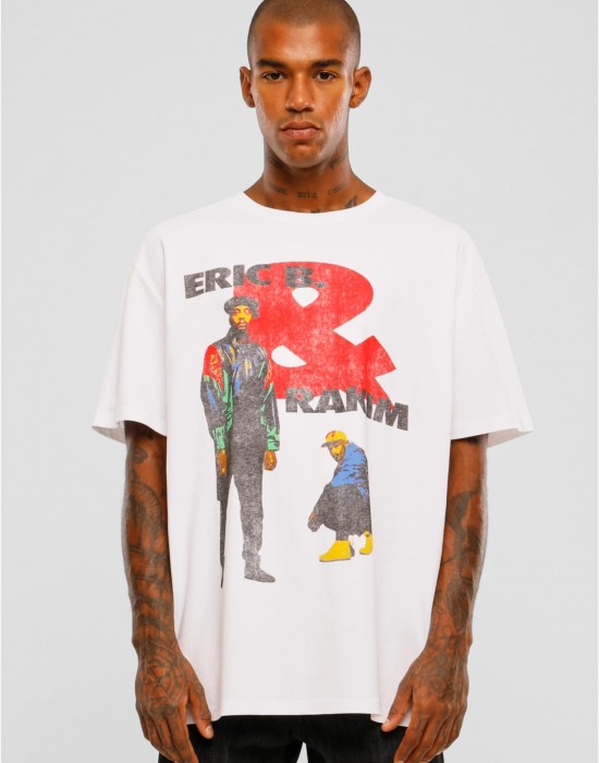 Мъжка тениска в бял цвят, модел Eric B & Rakim Sweat the Technique Oversize Tee Мъжка тениска в бял цвят, модел Eric B & Rakim Sweat the Technique Oversize Tee