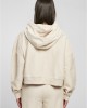 Дамски къс суичър с качулка в цвят екрю Urban Classics Hoody Дамски къс суичър с качулка в цвят екрю Urban Classics Hoody