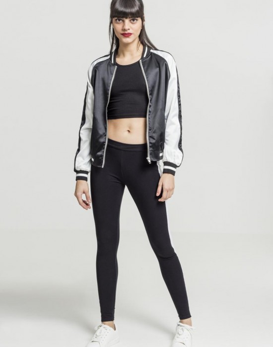  Дамско яке в черно и бяло от Urban Classics Ladies 3-Tone Souvenir 
