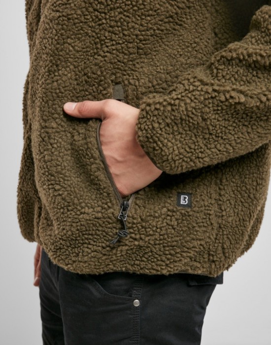 МЪЖКО ПУХКАВО ЯКЕ В ЦВЯТ МАСЛИНА BRANDIT TEDDYFLEECE WORKER МЪЖКО ПУХКАВО ЯКЕ В ЦВЯТ МАСЛИНА BRANDIT TEDDYFLEECE WORKER